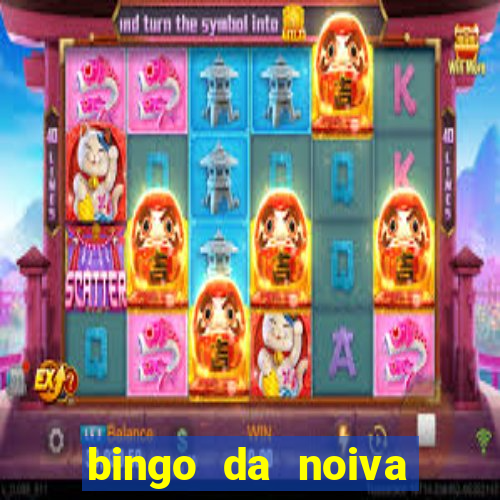 bingo da noiva para imprimir